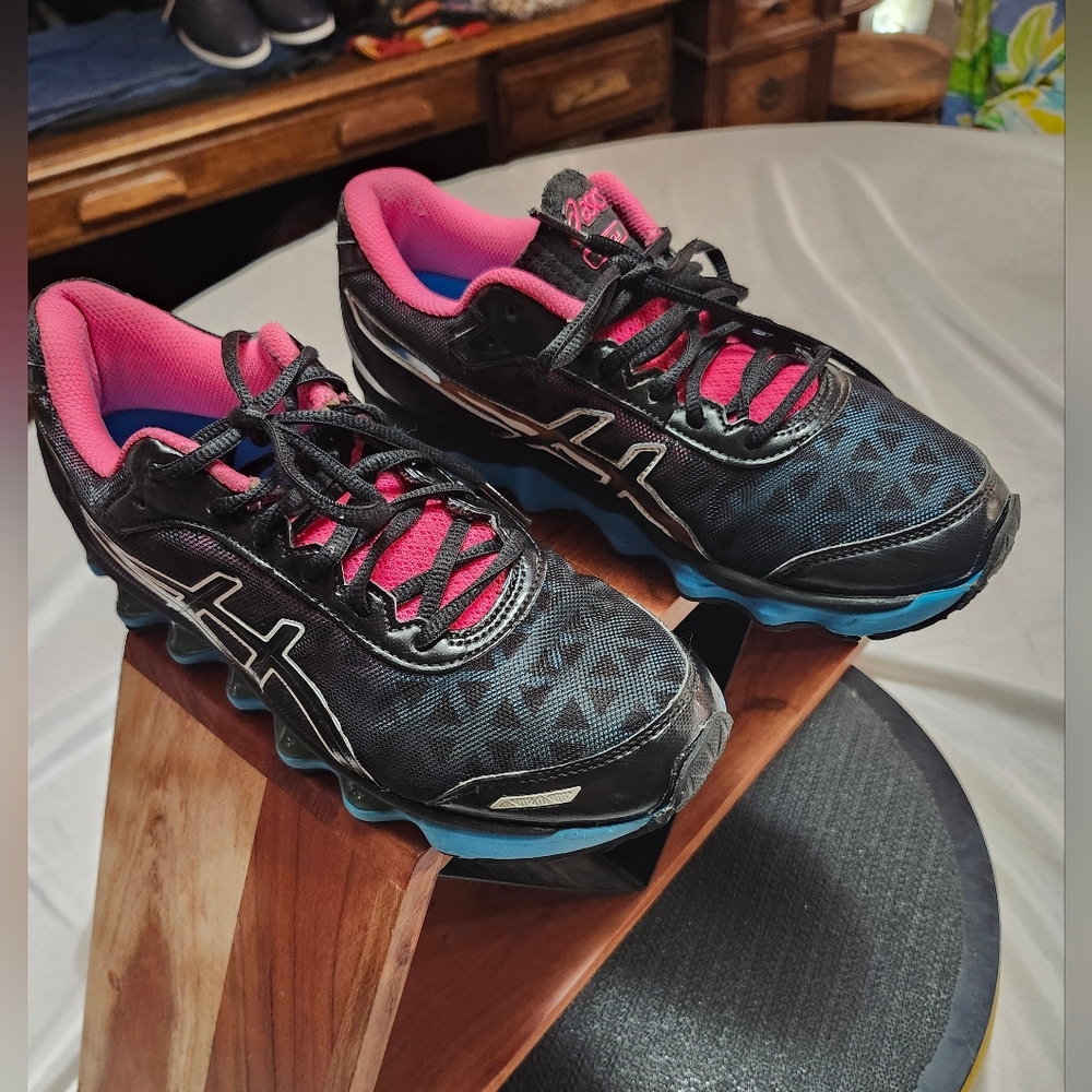 ASICS Women's T2K6N Gelement Multi-color Running Shoes In Size 7